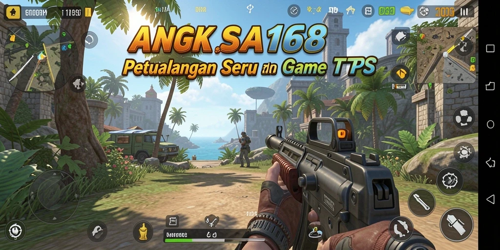 Tampilan gameplay seru dari ANGKASA168 dalam misi TPS.