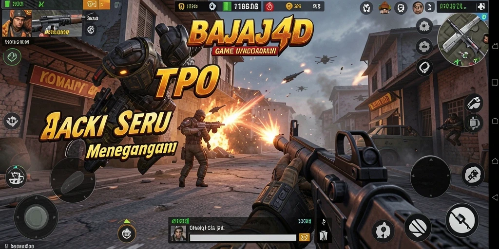 Tampilan screenshot utama BAJAJ4D yang menunjukkan pertarungan seru dalam gameplay TPS.