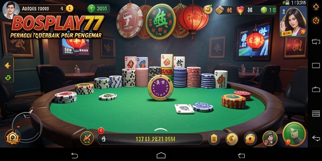 Gameplay seru QiuQiu di aplikasi BOSPLAY77.