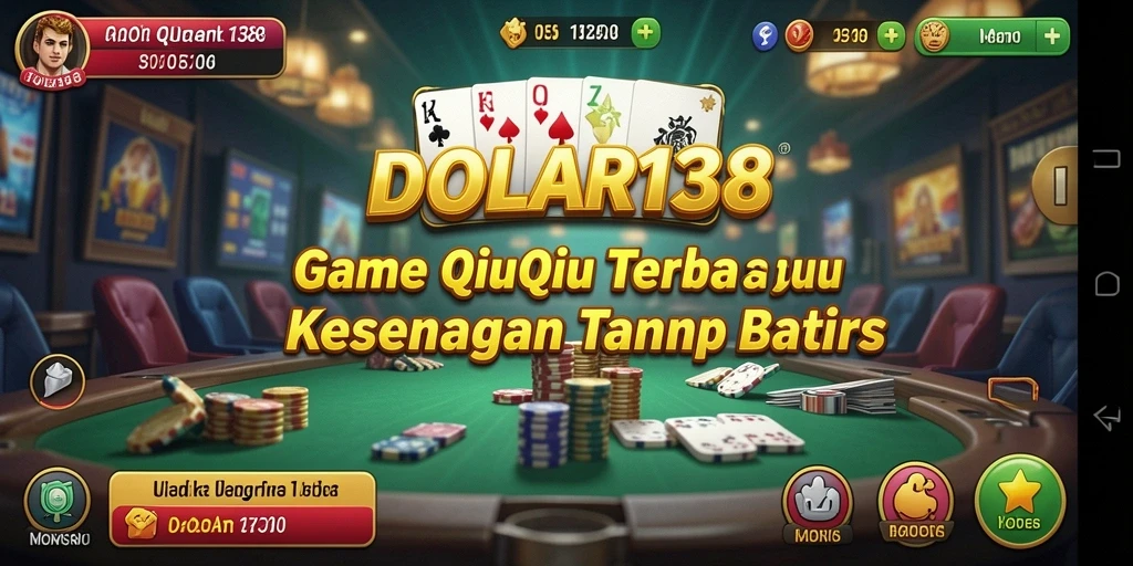 Tampilan screenshot DOLAR138 menampilkan aksi seru permainan QiuQiu.