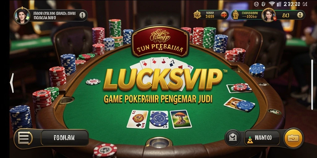 Tampilan menarik dari LUCKSVIP dengan gameplay Poker yang seru.