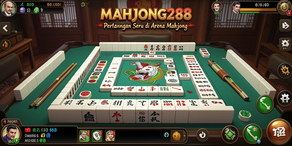 Tampilan aksion seru dalam MAHJONG288 saat pertarungan berlangsung.