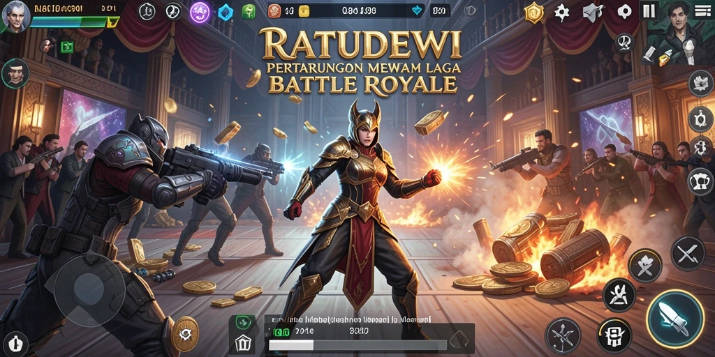 Gameplay seru dengan karakter beragam dalam RATUDEWI.