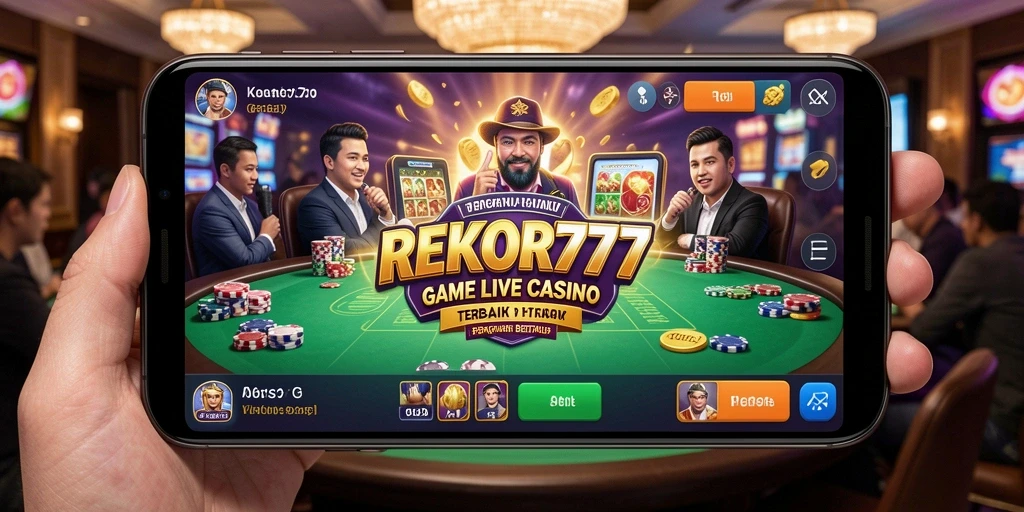 Gameplay Live Casino yang mendebarkan di REKOR777.