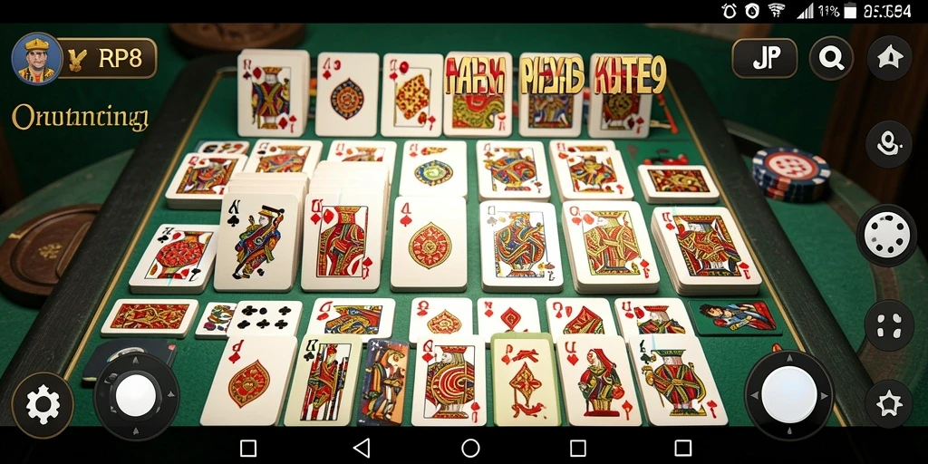 Gameplay menarik RP8 dengan teman-teman dalam permainan Domino.