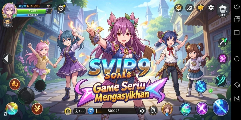 Tampilan gameplay seru dari SVIP9 yang menakjubkan.