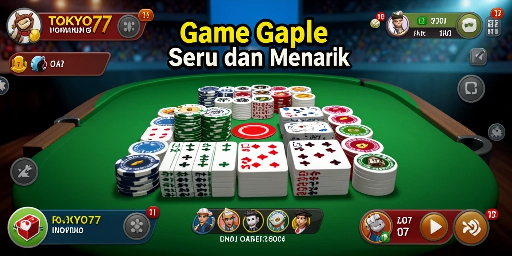 Tampilan gameplay TOKYO77 yang seru dan memikat.