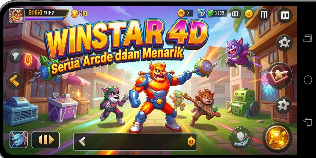 Tampilan gameplay menarik dari WINSTAR4D, penuh warna dan tantangan.