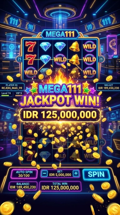 Halaman unduhan aplikasi yang informatif dari mega111.